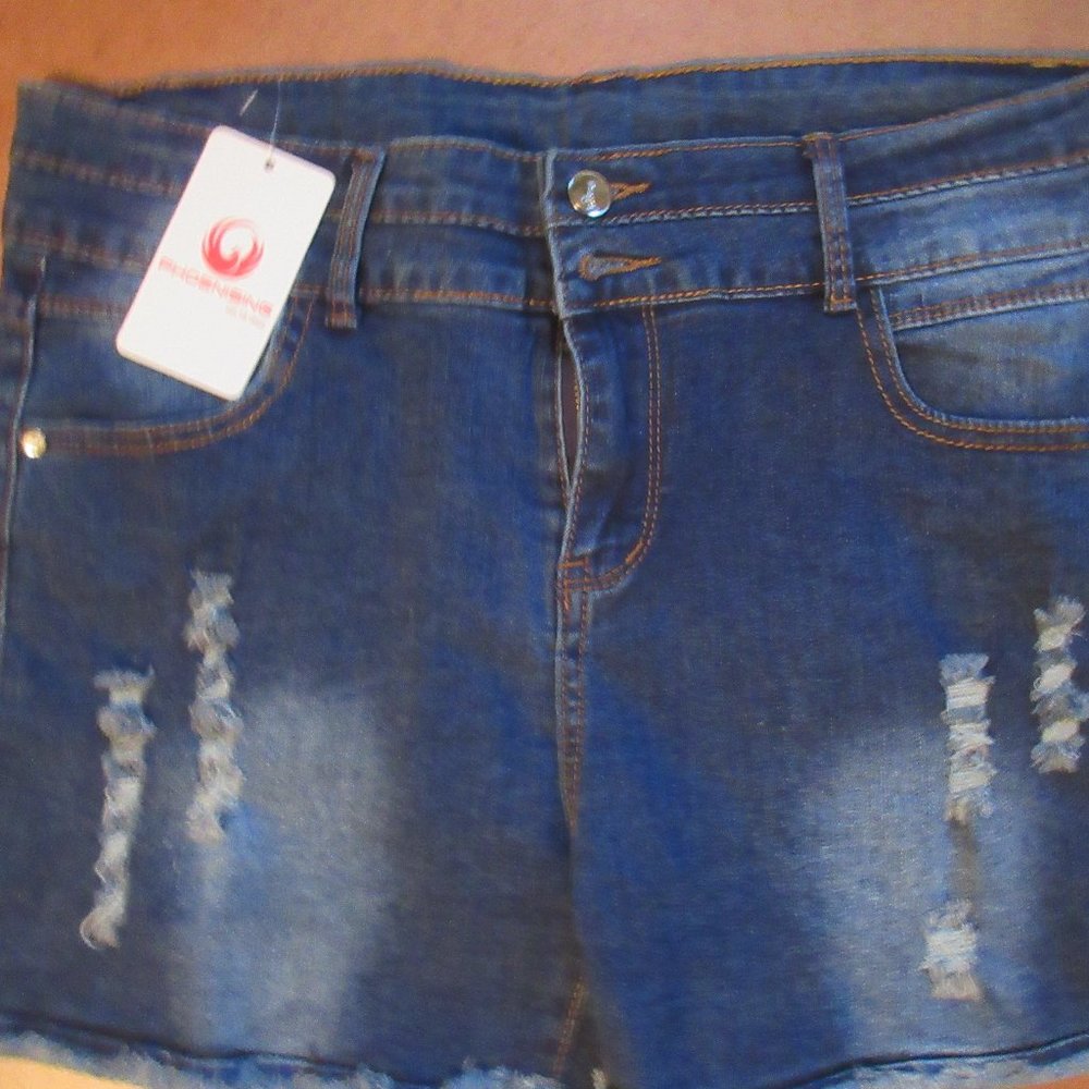 Phoenising Distressed Denim Jeans SZ 8